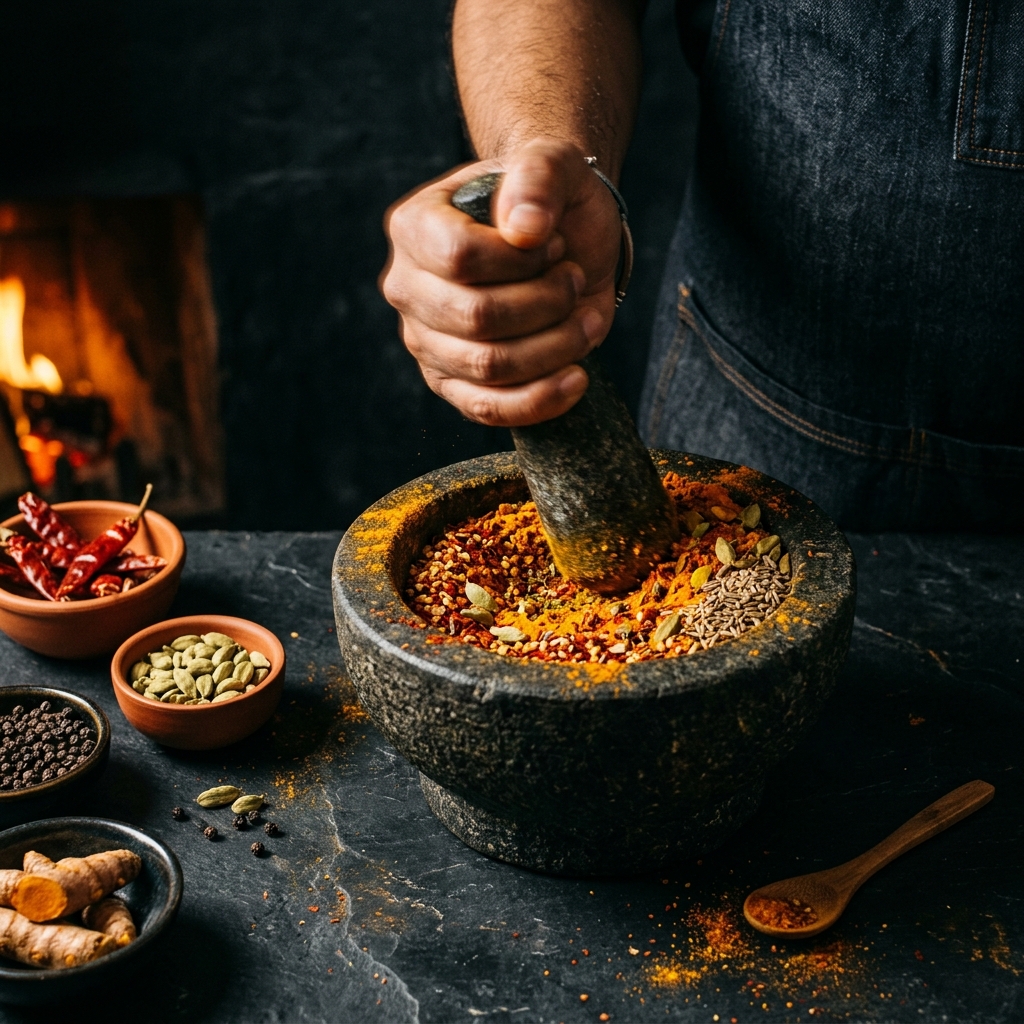 Die Tradition handgemahlener Gewürze